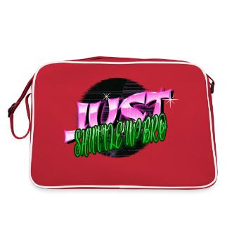 astronomy gifts physics astronomy lovers birthday - Retro Tasche - Rot/Weiß - Hinten