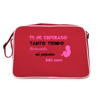 Je t'ai tant attendu PNK BLK - Sac Retro - rouge/blanc - Dos