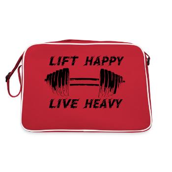 GYM TSHIRT - Sac Retro - rouge/blanc - Dos