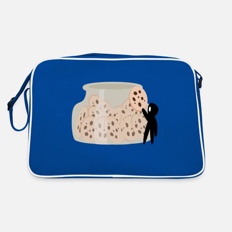Tinte färbt Kekse Retro Tasche