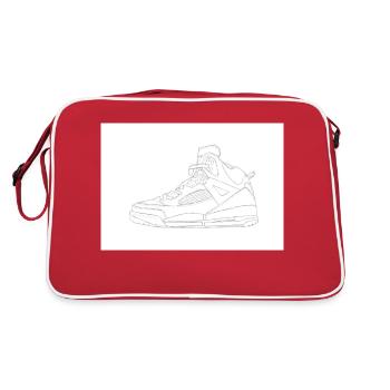 J4 sketch - Retro Bag - red/white - Back