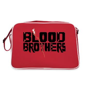 BLUT - Retro Tasche - Rot/Weiß - Hinten