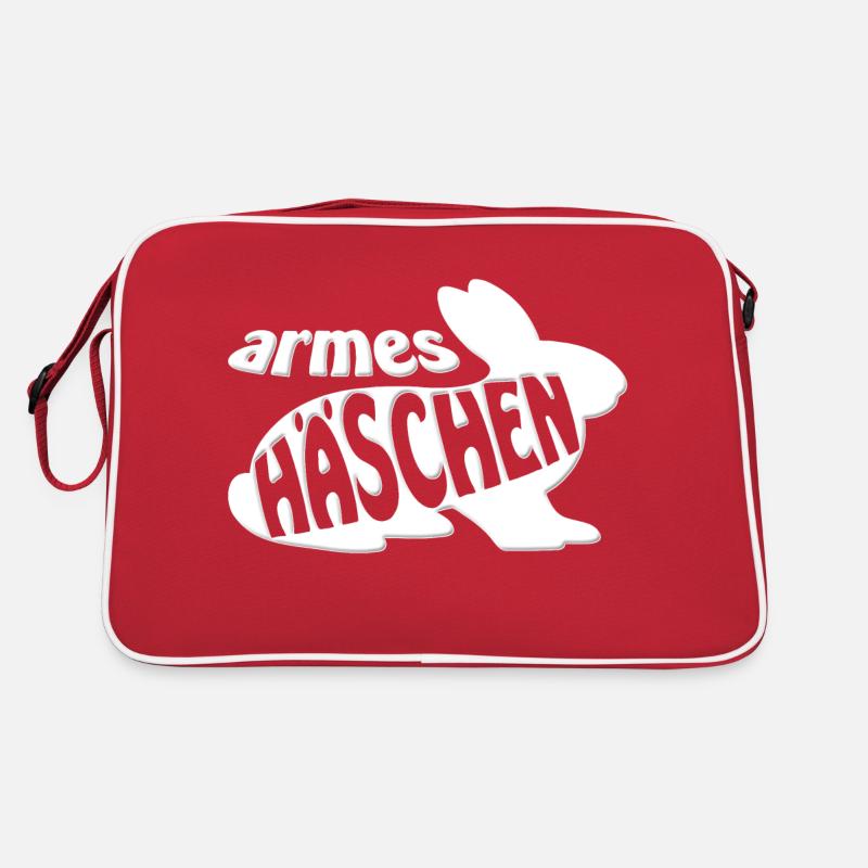 Armes Häschen Retro Tasche