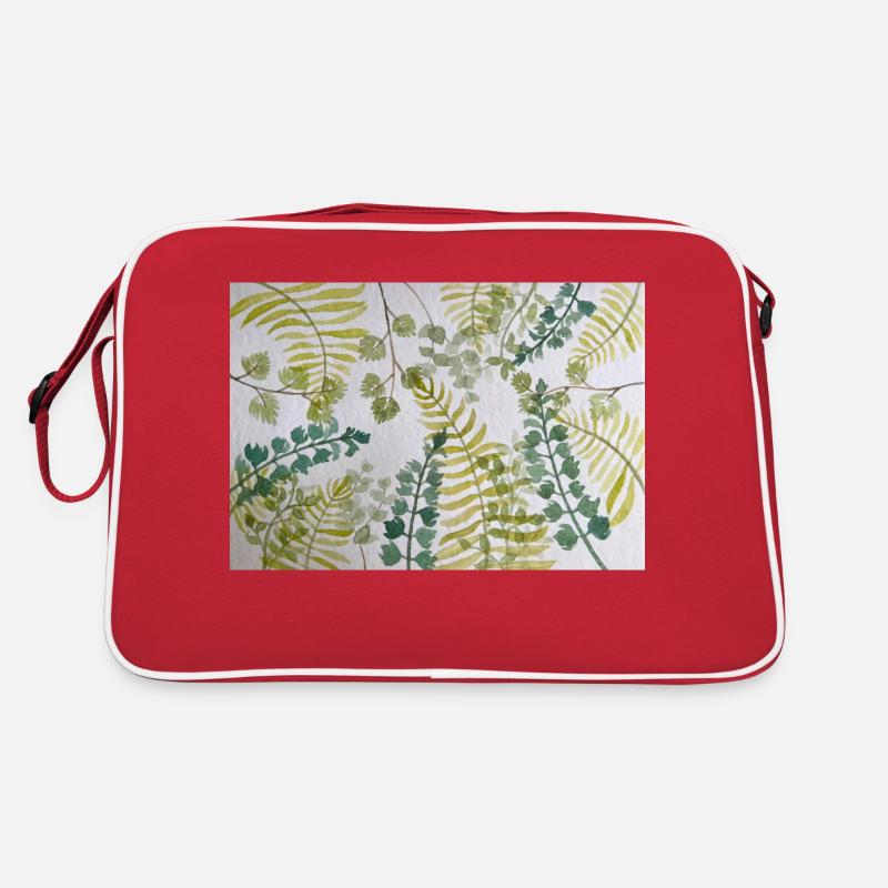 motif de feuillage Sac Retro
