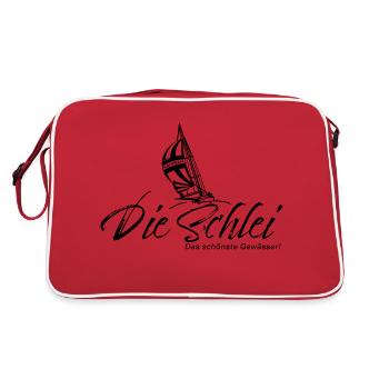 Schlei / Schleimünde Bo-Grafik - Retro Bag - red/white - Back