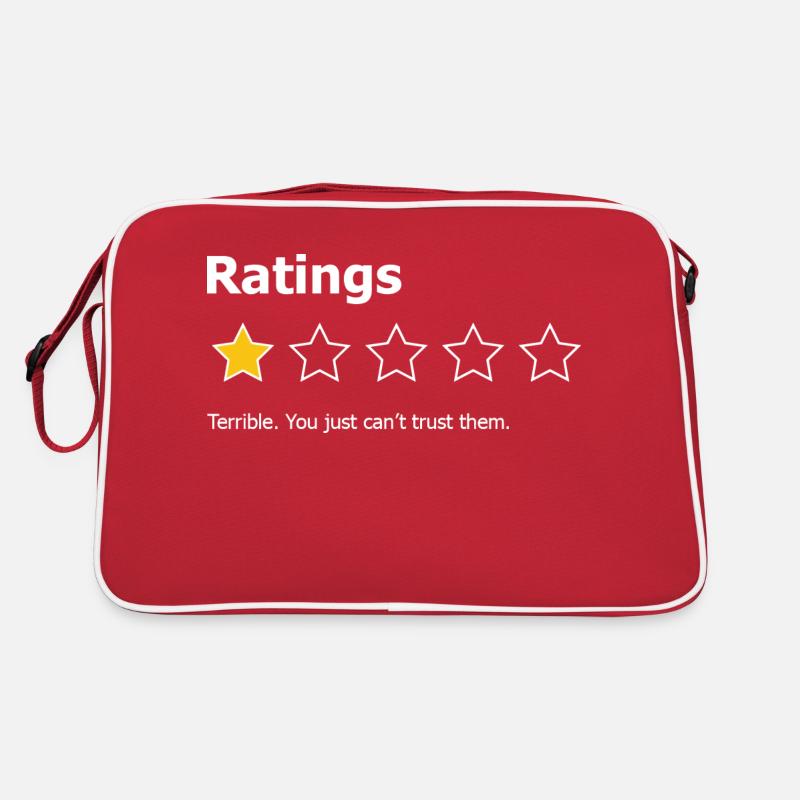 Die Einschaltquoten sind schrecklich Retro Tasche