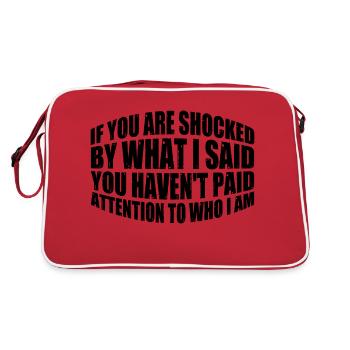 Si vous êtes choqué par ce que j’ai dit 12 - Sac Retro - rouge/blanc - Dos