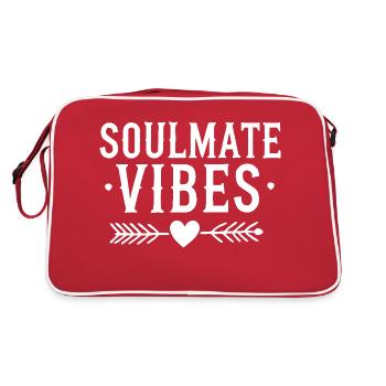 Soulmate Vibes - Retro Bag - red/white - Back