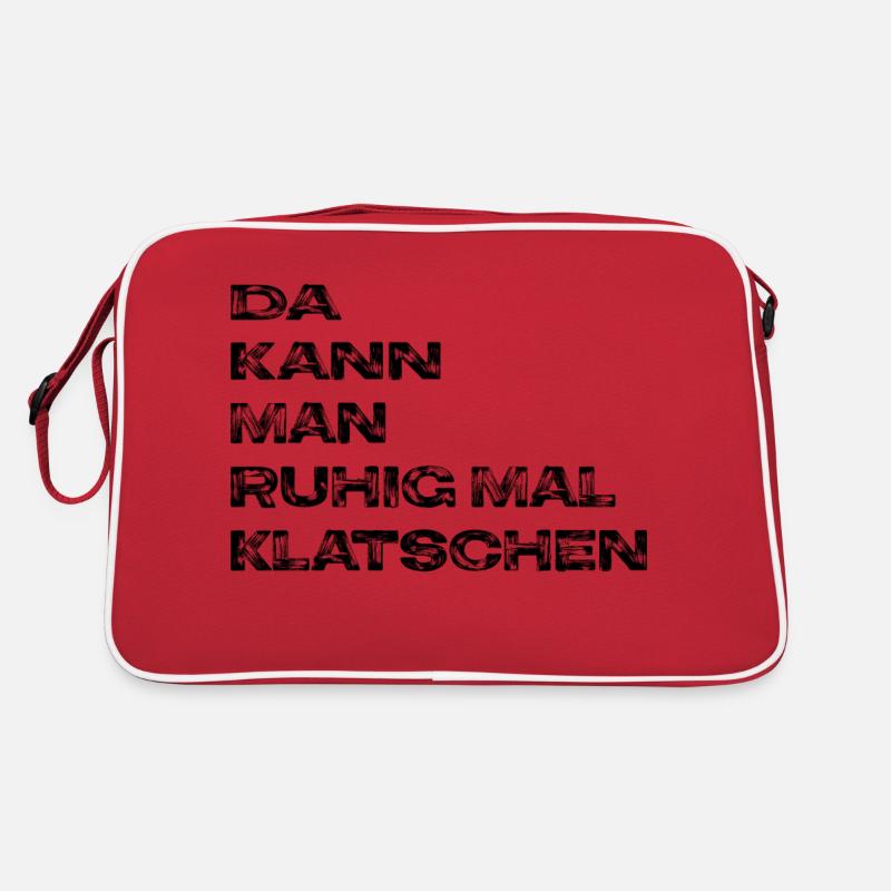 Klatschen Retro Tasche