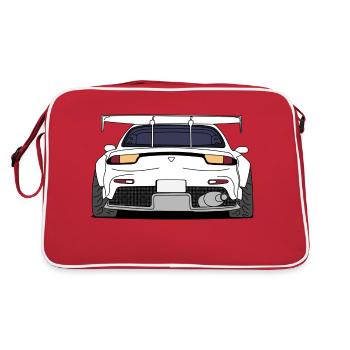 rx7rear white - Retro Bag - red/white - Back