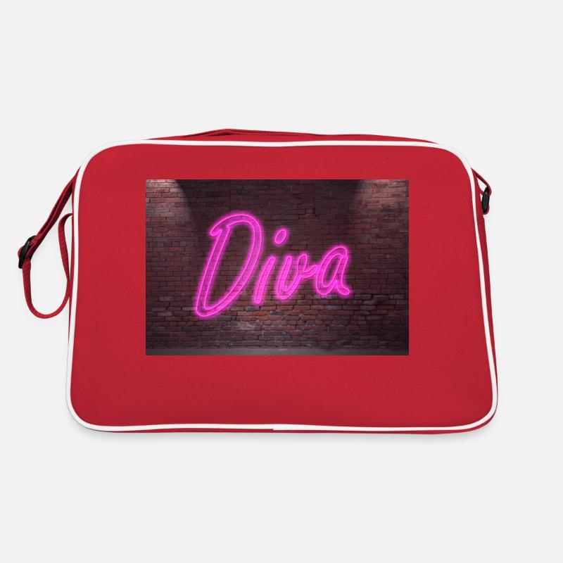 Neon Neon Neon Diva poster Retro Bag