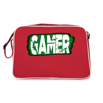 gamepad jeu vidéo vidéo vidéogamer jeu vidéo - Sac Retro - rouge/blanc - Dos