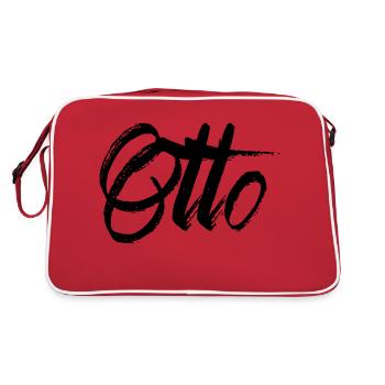 Otto - Retro Bag - red/white - Back