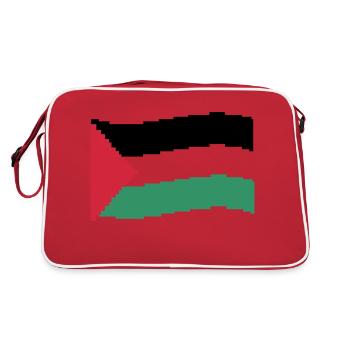 la Palestine libre - Sac Retro - rouge/blanc - Dos