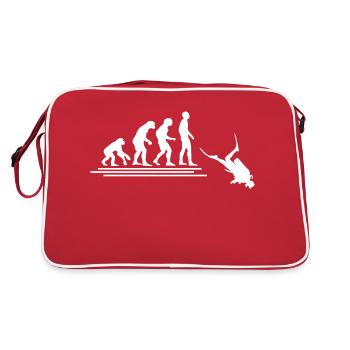 Diving Dive plonger - Sac Retro - rouge/blanc - Dos