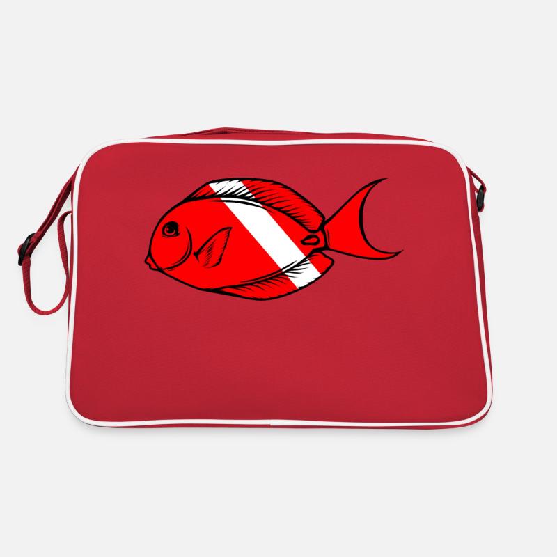 Doktorfisch two von Scuba.Style Retro Tasche
