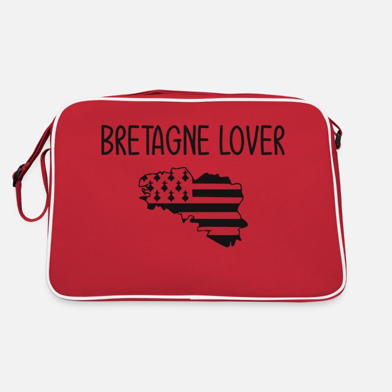 Bretagne lover - Retro Bag - red/white