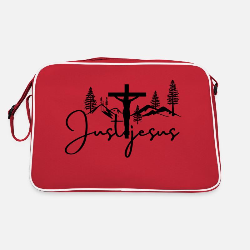 Just Jesus Retro Tasche