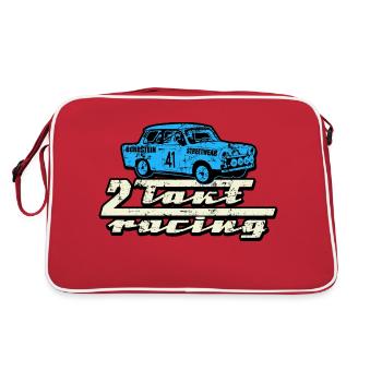Trabi 2 Takt Racing - Retro Tasche - Rot/Weiß - Hinten