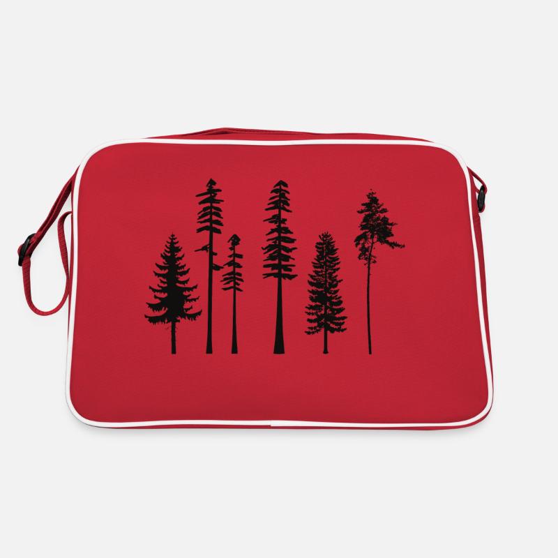 pine tree Retro Bag