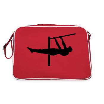 Frontlever - calisthenics - Retro Bag - red/white - Back