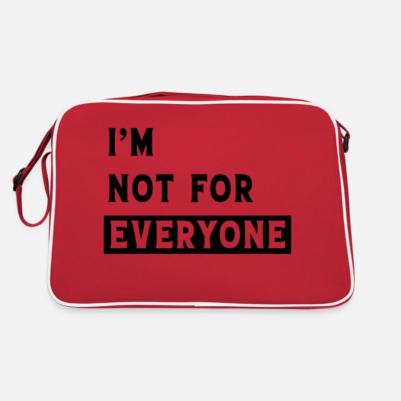 I m not for everyone Retro Bag