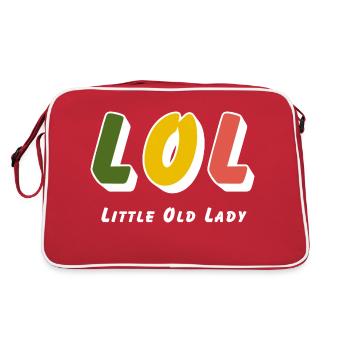 LOL - Petite vieille dame - Sac Retro - rouge/blanc - Dos