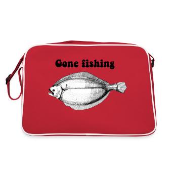 Parti à la pêche - Sac Retro - rouge/blanc - Dos