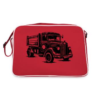 Truck Driver Truck Truck - Retro Bag - red/white - Back