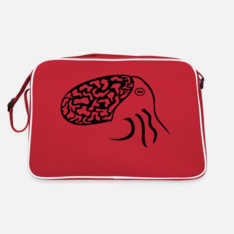 Calamar réduit à quelques formes Sac Retro