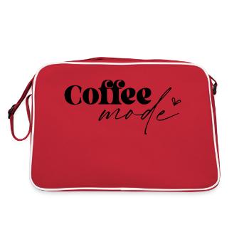 Coffee Mode - Retro Tasche - Rot/Weiß - Hinten
