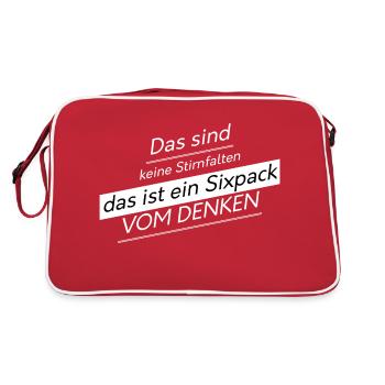 dictons drôles dictons drôles - Sac Retro - rouge/blanc - Dos