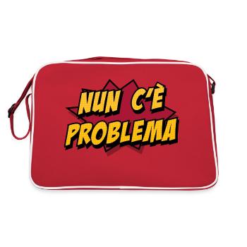 Roman Phrases "There is no Problem" v.001 - Retro Bag - red/white - Back