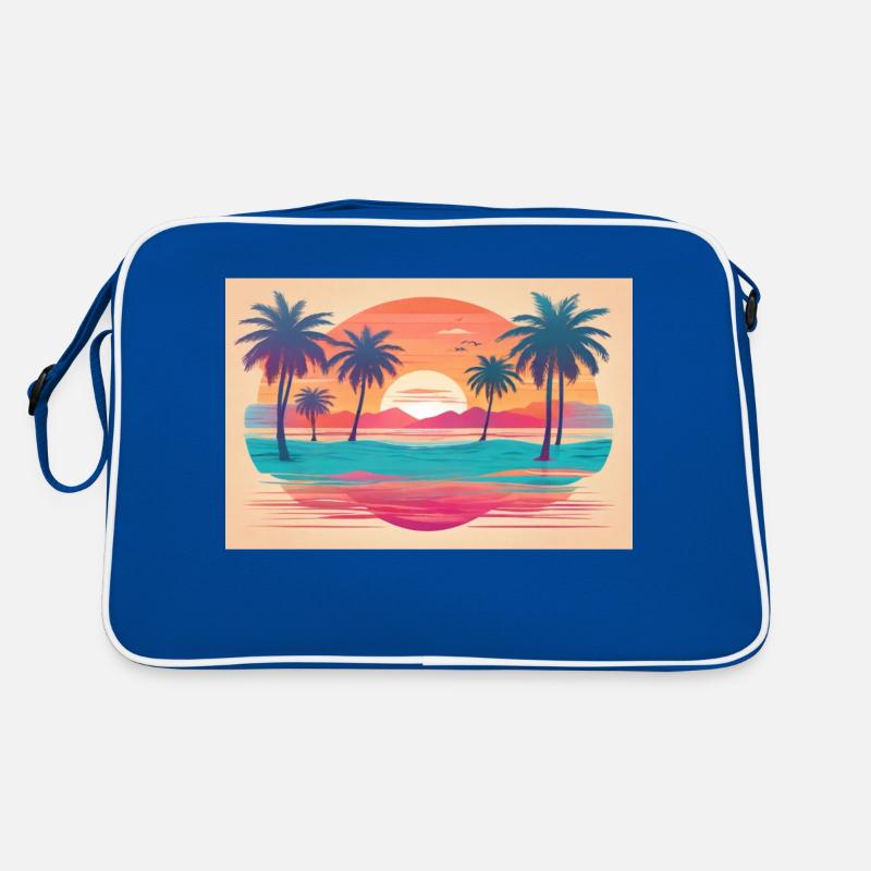 a retro sunset Retro Tasche