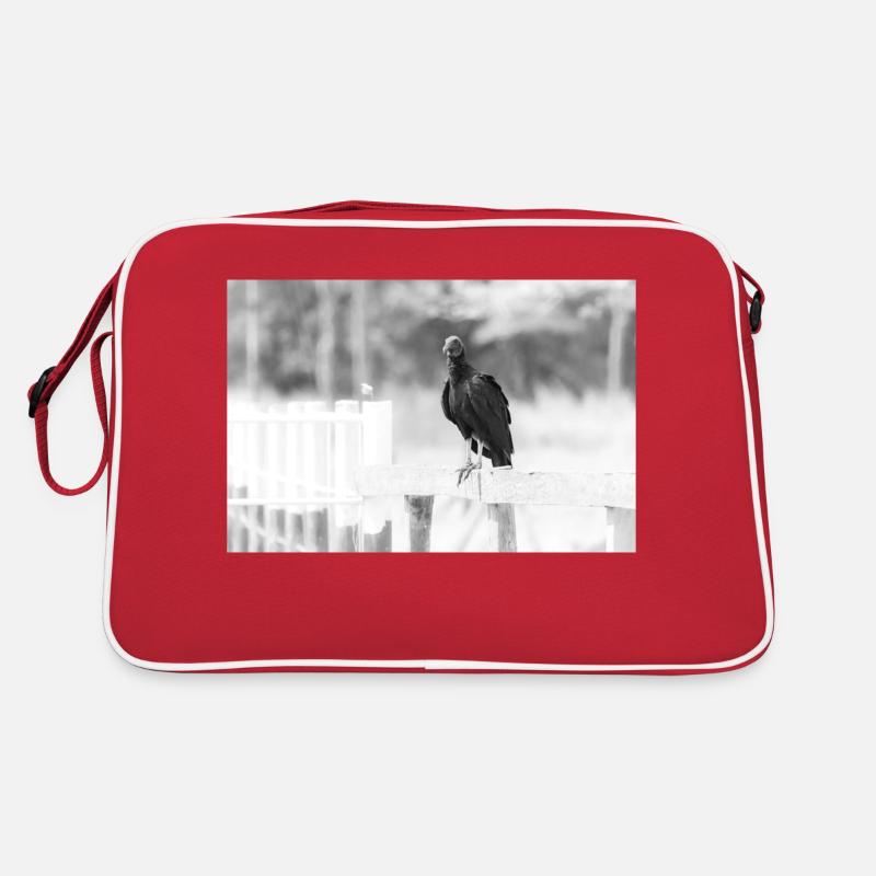 Der Geier - Retro Tasche - Rot/Weiß
