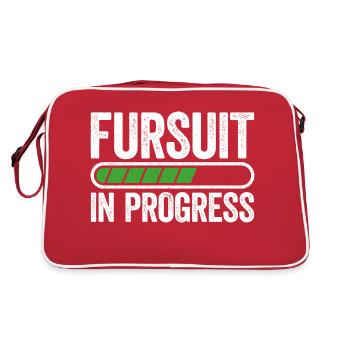 Fursuit en préparation – Le moment est bientôt venu ! - Sac Retro - rouge/blanc - Dos
