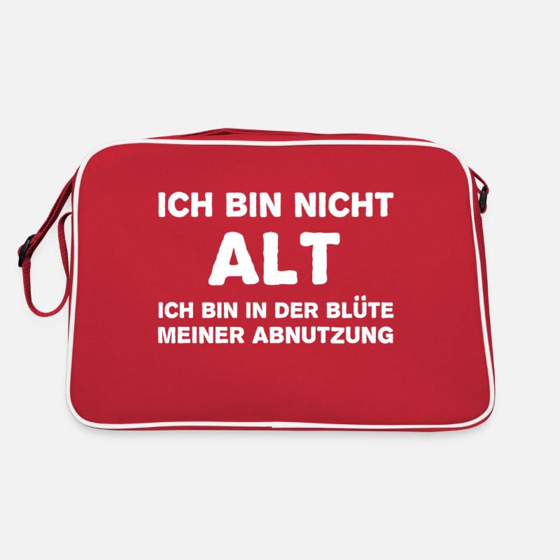 Ich bin nicht alt - Ich bin in der Blüte meiner Ab Retro Tasche