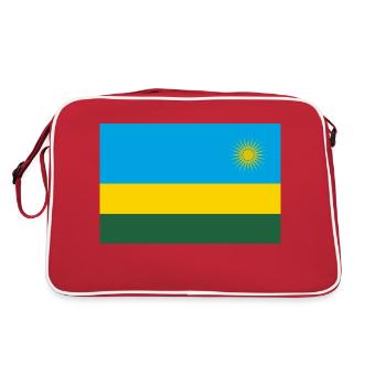 Rwanda - Sac Retro - rouge/blanc - Dos