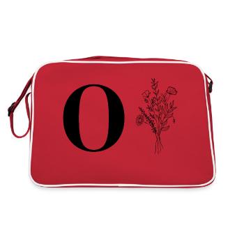 Lette o fleurs minimalistes - Sac Retro - rouge/blanc - Dos