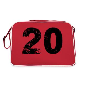 20 - Retro Bag - red/white - Back