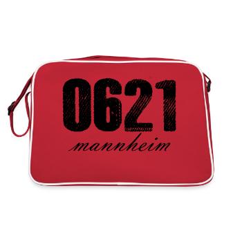 Mannheim Monnem - Retro Bag - red/white - Back