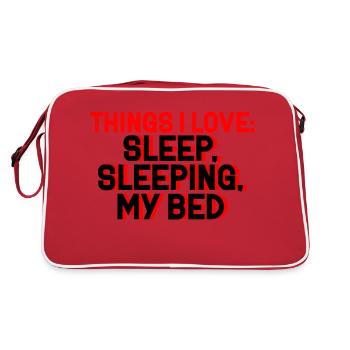 Choses que j’aime, Dormir dans mon lit 2 - Sac Retro - rouge/blanc - Dos