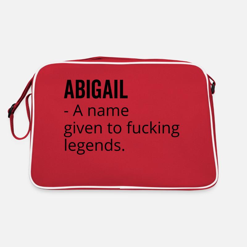 Abigail a Name Given to Fucking Legends Retro Bag