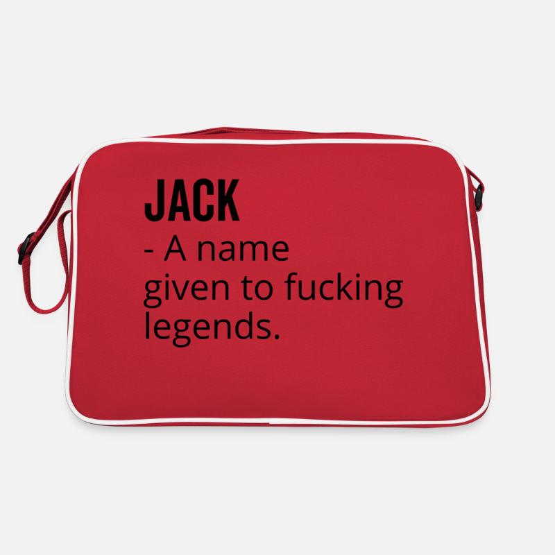 Jack ein Name für verdammte Legenden Retro Tasche