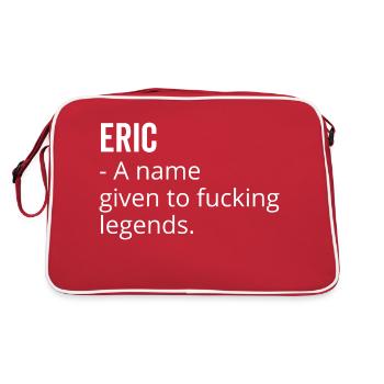 Eric un nom donné à Fucking Legends - Sac Retro - rouge/blanc - Dos