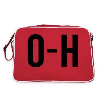 O-H - Sac Retro - rouge/blanc - Dos