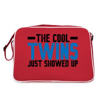 The Cool Twins Just Showed Up 15 - Retro Bag - red/white - Back