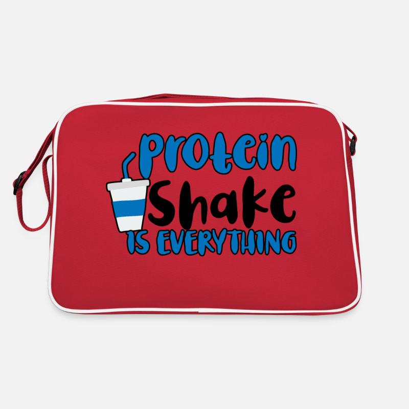 Protein Shake Is Everything 2 Retro Tasche