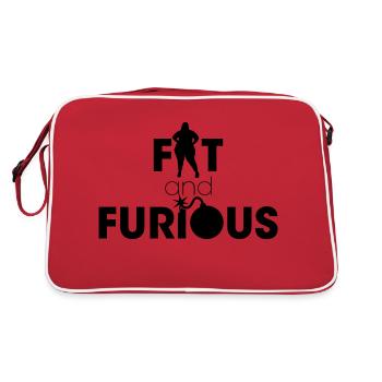 Grosse bombe et la bombe furieuse - Sac Retro - rouge/blanc - Dos