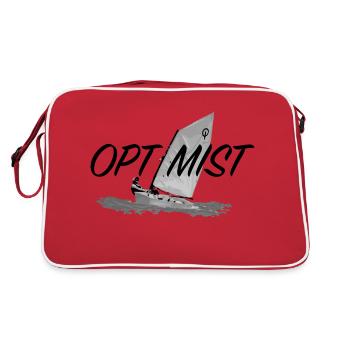 Optimist - Retro Bag - red/white - Back